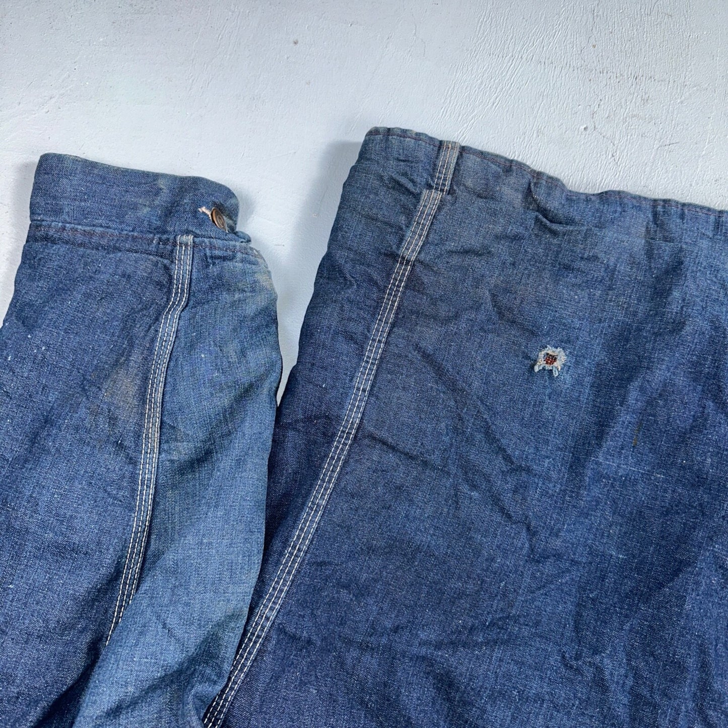 Vintage 60s Hercules Sears Roebuck And Co Denim Chore Jacket Coat Lined Detroit