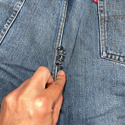 Levis 501 Vintage 70s SS Redline Selvedge USA XX Jeans Med Wash 48x30 Act 44x26