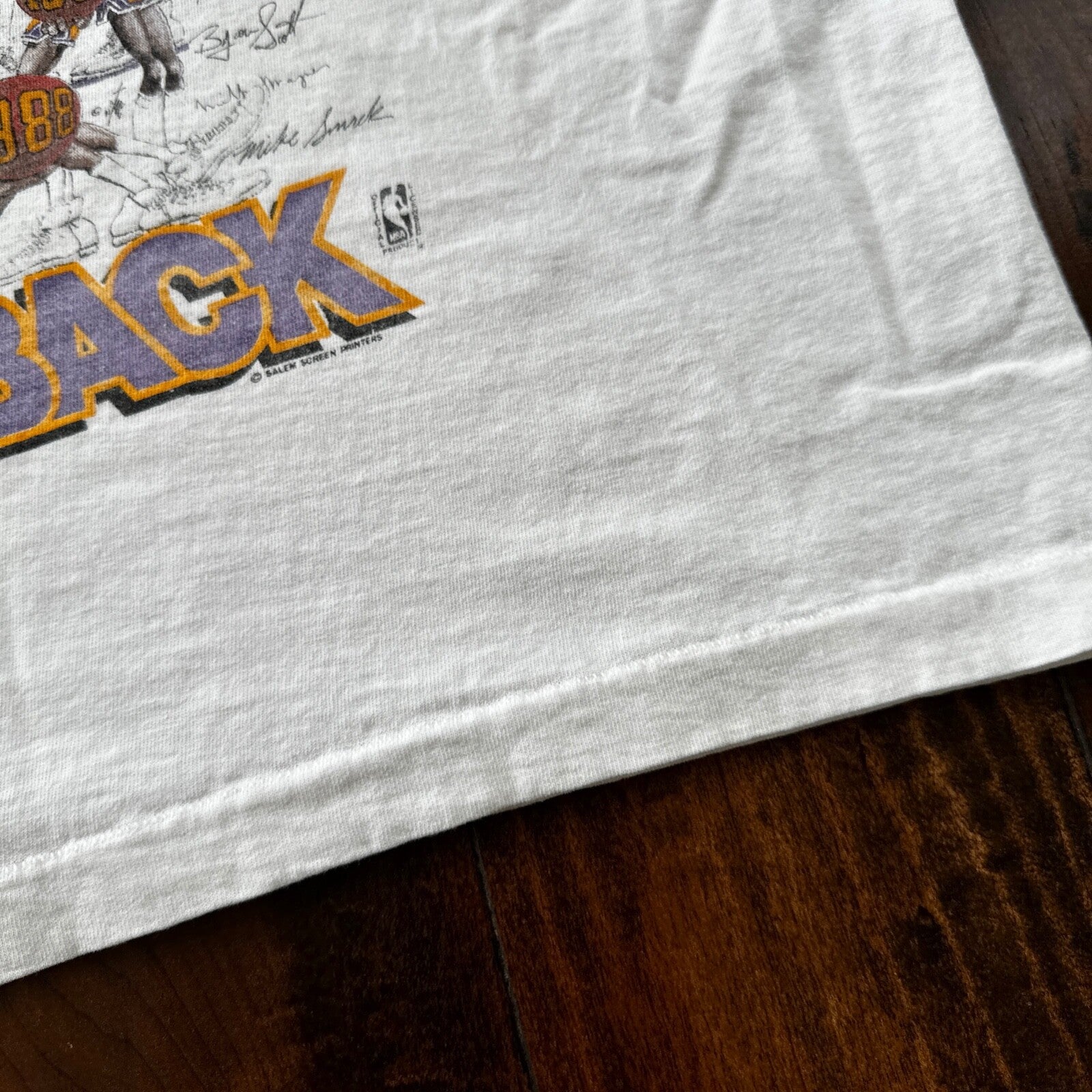 World Champs LA Lakers 80s FOTL Tank Vintage T Shirt 1988 1987 Kobe NBA Gym