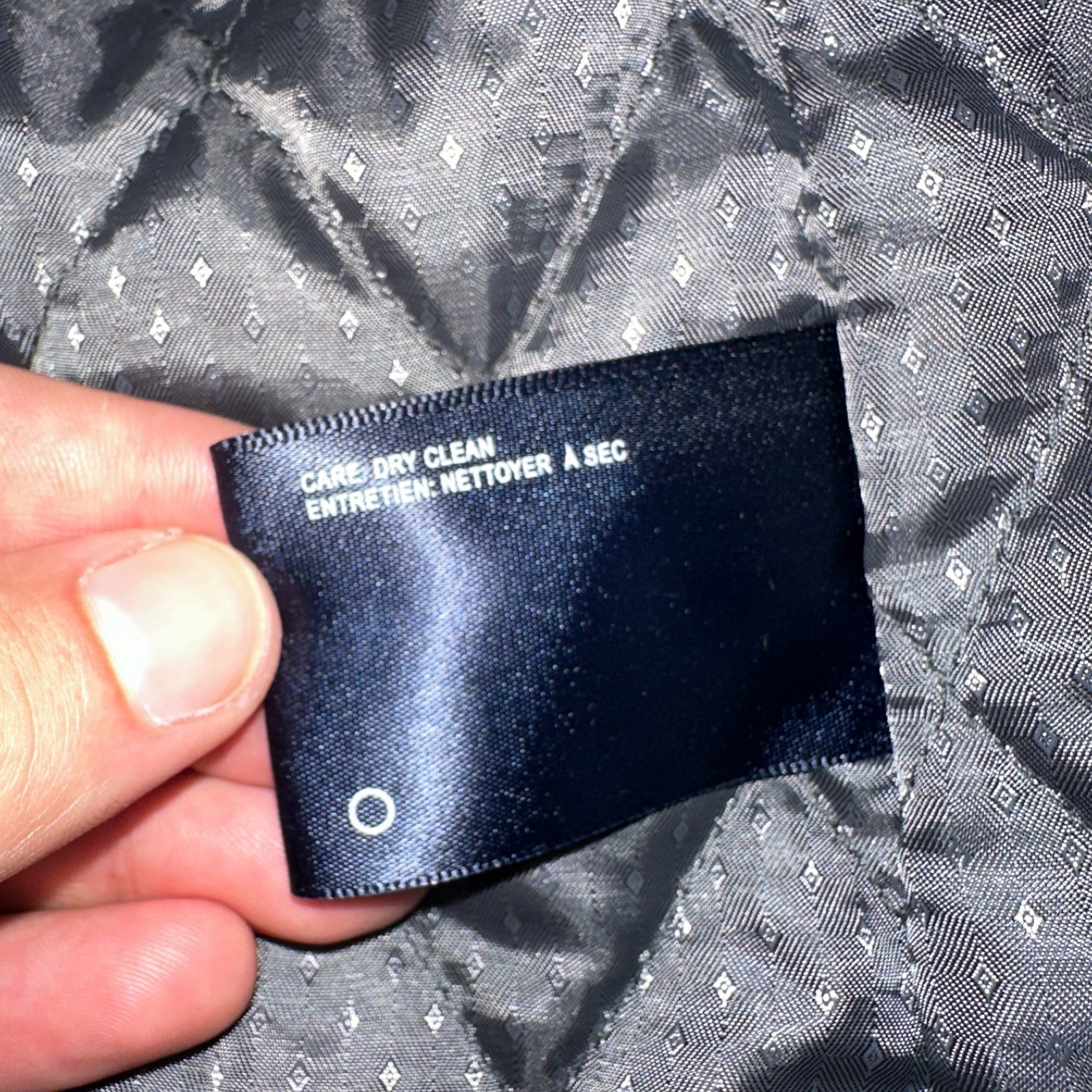 Nautica Men's Size L Double Breasted Wool Blend Collar Peacoat Black NWT $250