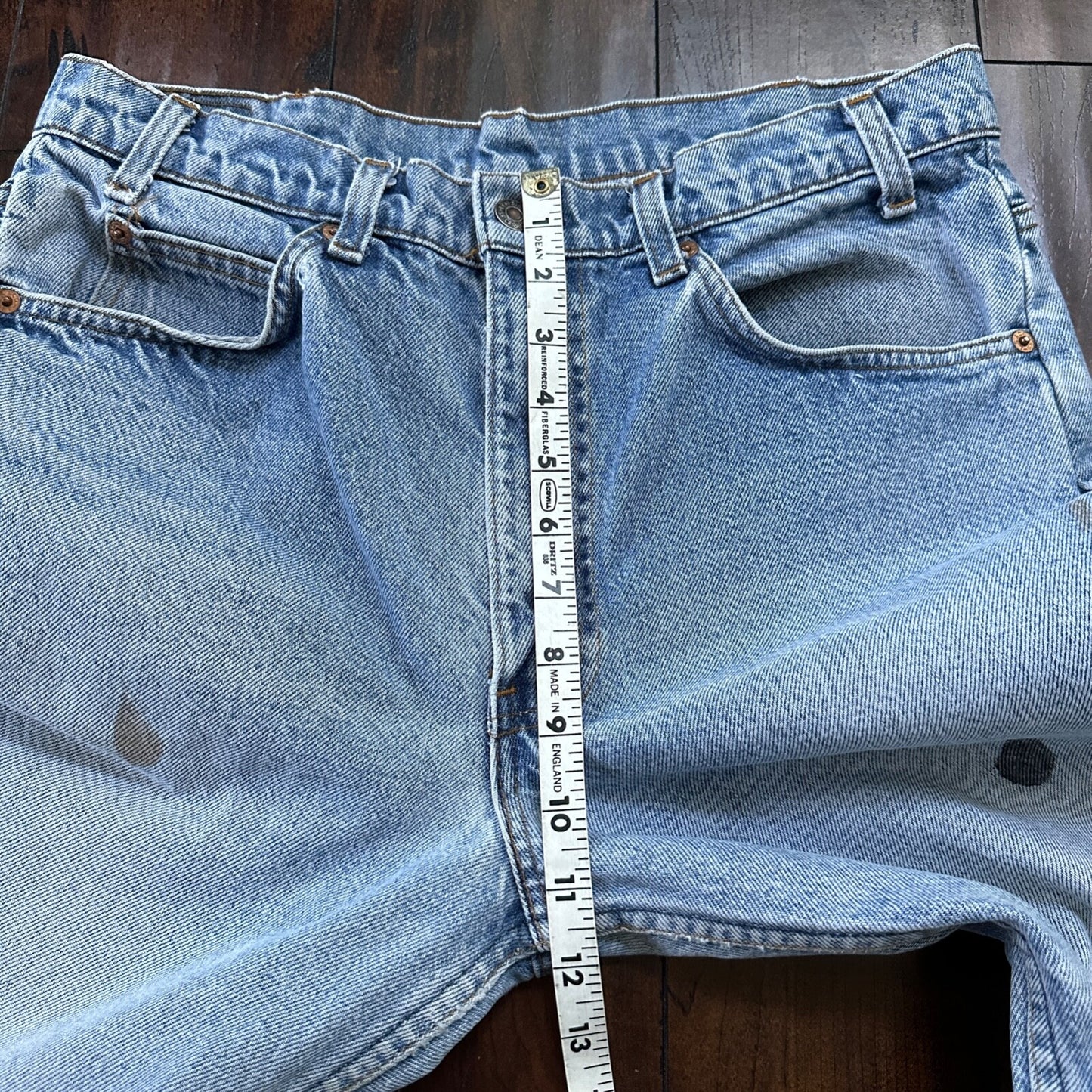 Levis 517 Vintage 80s USA Orange Tab Bootcut Flare Blue Jeans 34x31 Act 32x29