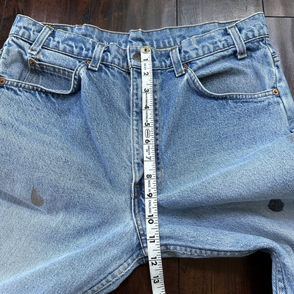 Levis 517 Vintage 80s USA Orange Tab Bootcut Flare Blue Jeans 34x31 Act 32x29