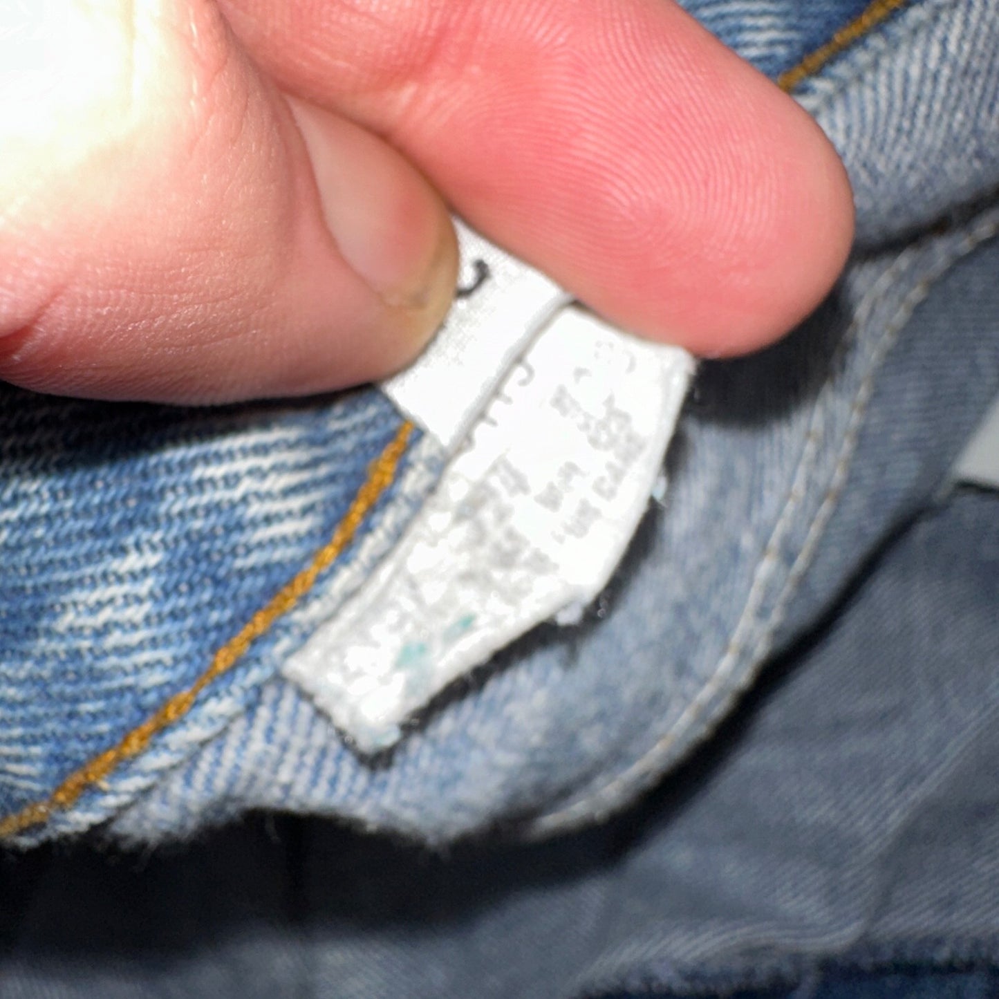 Vintage Womens Levis 29501 0115 Med Wash High Rise 501 Mom Jeans USA 38x28