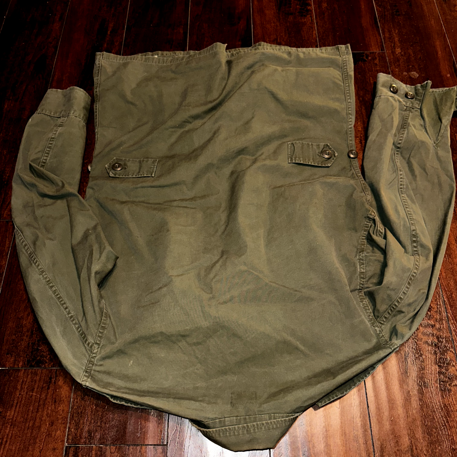 Vintage USMC 60s Vietnam US Army Military M-65 Field Coat Jacket Stencil DSA