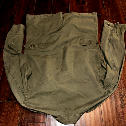 Vintage USMC 60s Vietnam US Army Military M-65 Field Coat Jacket Stencil DSA