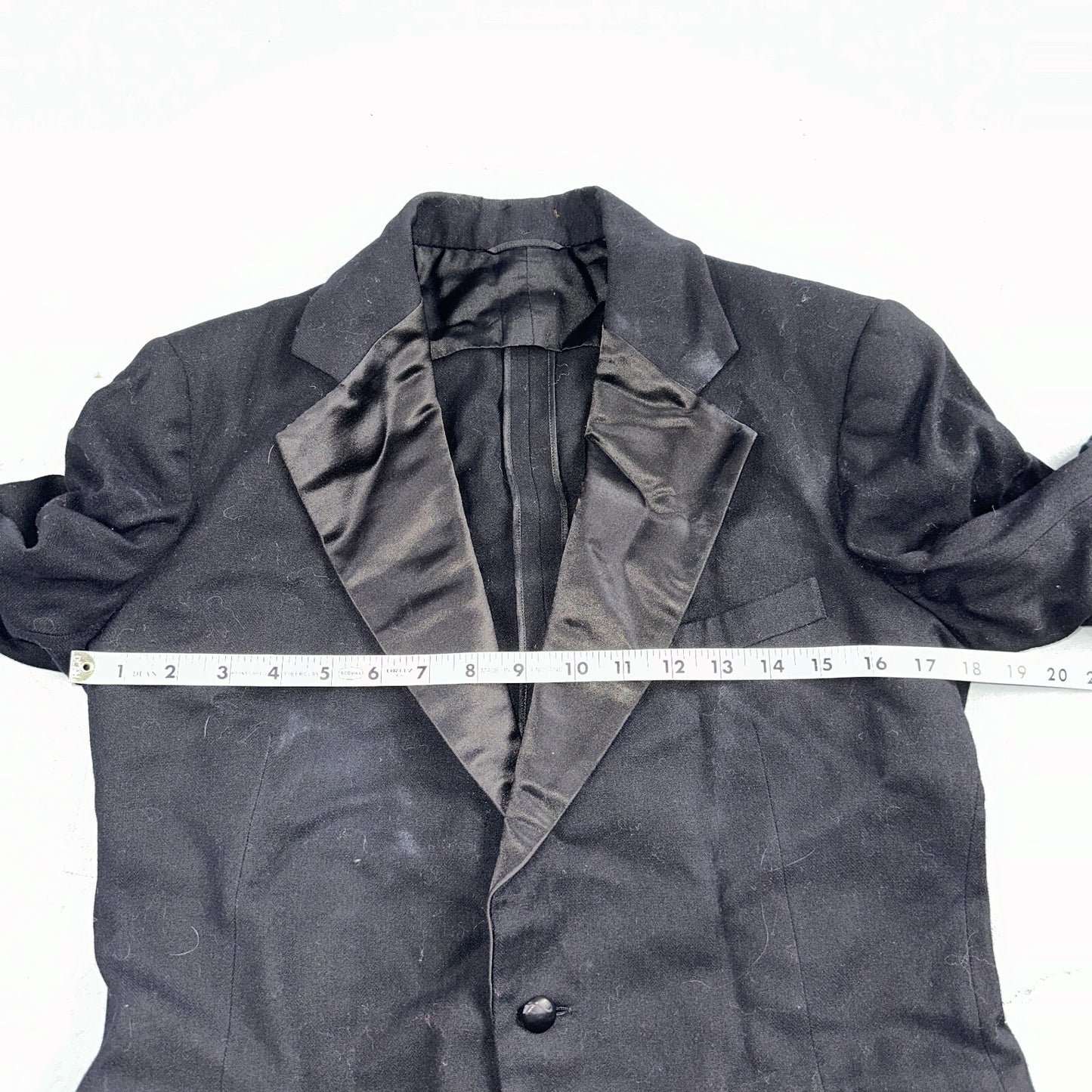 VTG 1920s Mens 1 PC Suit Tuxedo Coat Jacket Pants Black 20s 30s Antique