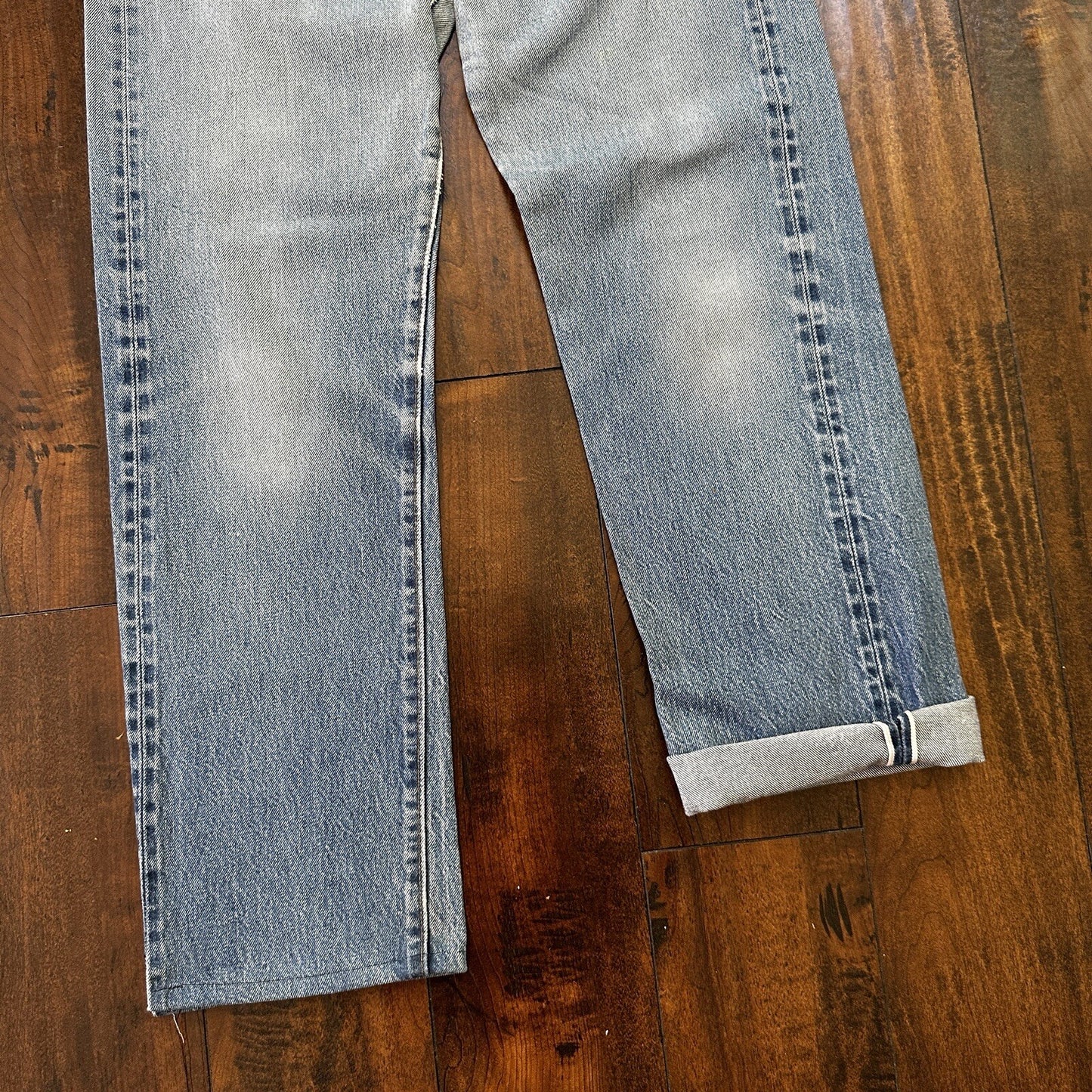 Levis Vintage 80s Redline Selvedge USA 501 XX Jeans 66 70s Light 32x36 Act 29x30