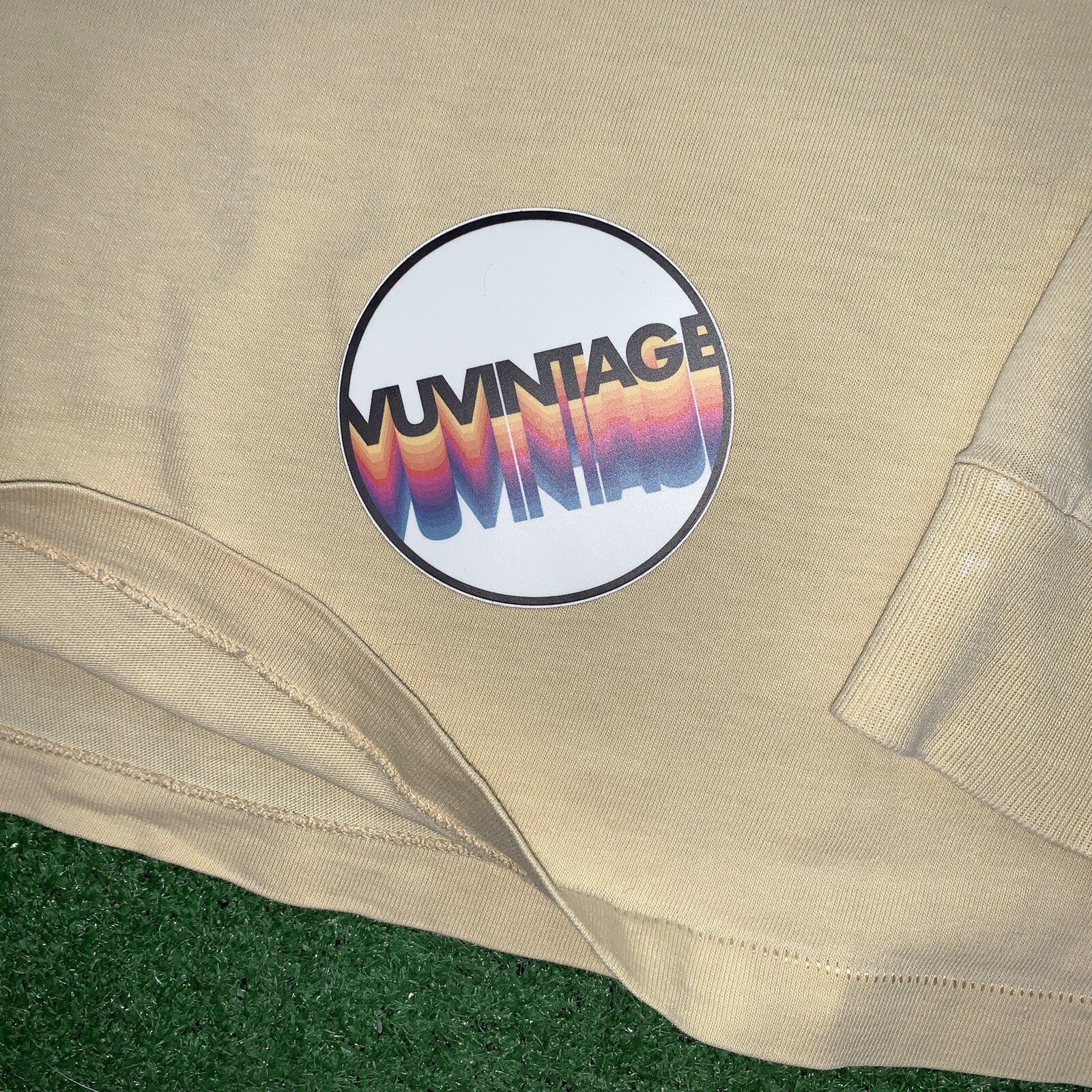 HIKE NIKE 80s Vintage T Shirt OG Rare Grail Geisha Rap Japan Yellow Long Sleeve