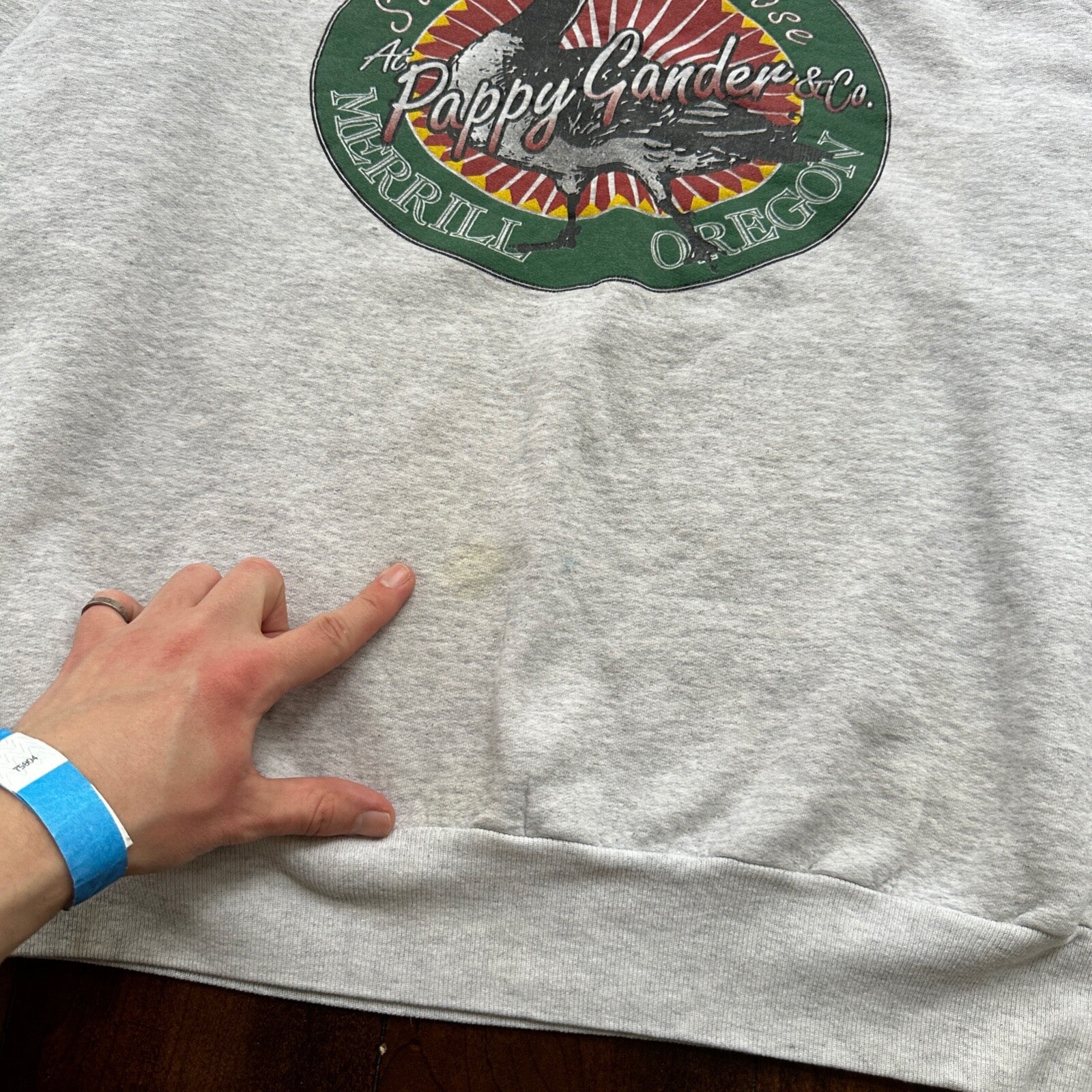 Vintage 90s Stuff Goose Animals Hunting XL Pullover Sweatshirt Crewneck Oregon