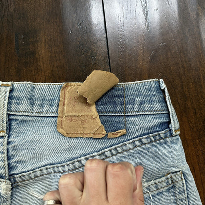 Levis Vintage 80s Redline Selvedge USA 501 XX Jeans 66 70s Light 30x36 Act 27x30