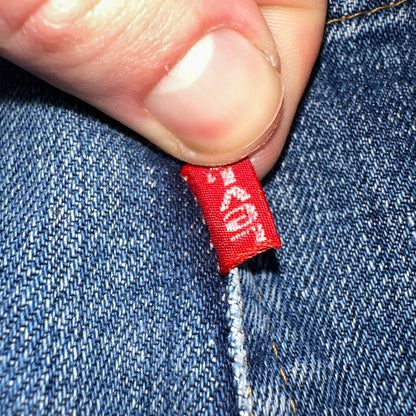 Levis VTG 517 0217 Jeans Mens 40x32 Blue Talon 70s USA Denim Single Stitch 38x31