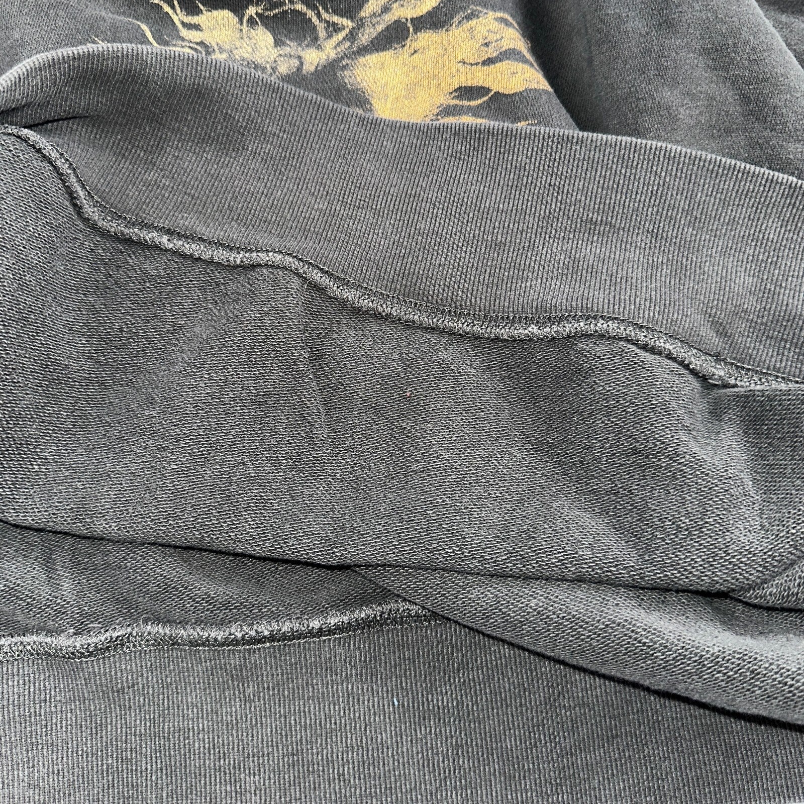 Taylor Swift Fearless Taylor's Version Cotton Cropped Sweatshirt Gray Sz L