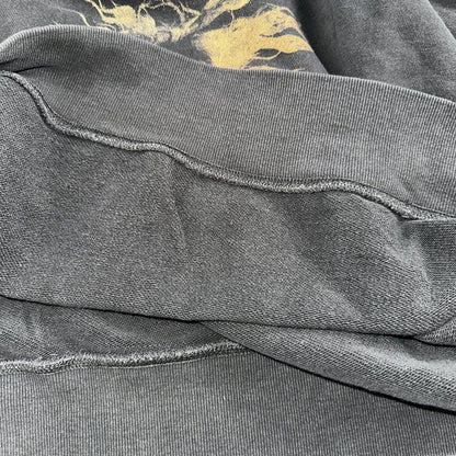 Taylor Swift Fearless Taylor's Version Cotton Cropped Sweatshirt Gray Sz L