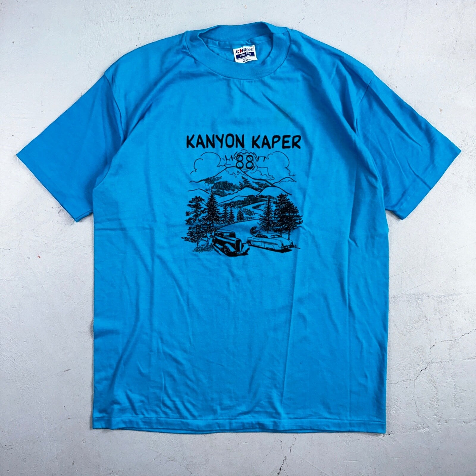 Kanyon Kaper 1988 VTG T Shirt Hanes Oregon Cars Racing Nature Forest PDX XL