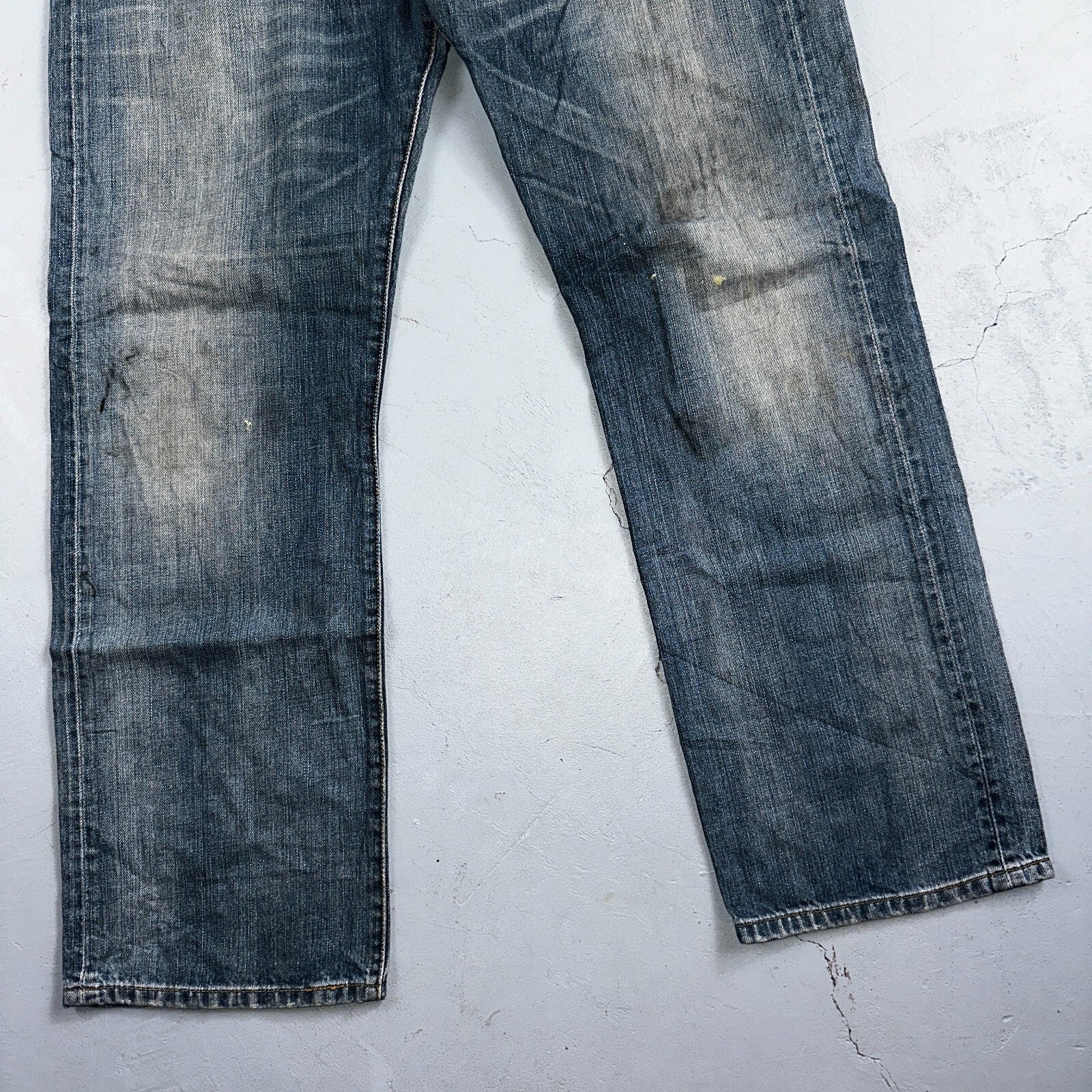 Levis 501 Vintage Y2K XX Straight Leg Jeans Blue Med Wash 36x30 Act 35x29
