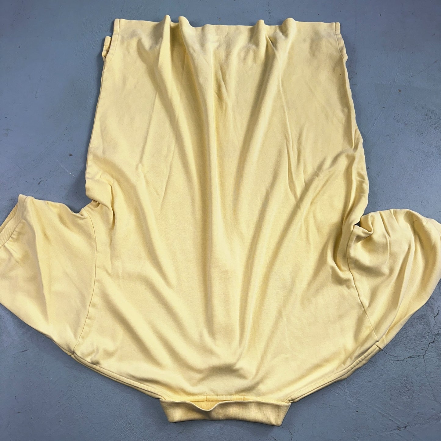 Polo Ralph Lauren Yellow Large Cotton Vintage Made USA Golf Polo Shirt