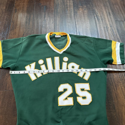 VTG USA Rawlings Green MLB Miami Oregon Baseball Jersey 38 1970s Killian 25