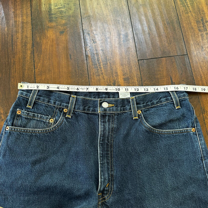 Levis 505 Vintage 90s Straight Leg XX Mexico Jeans 36x32 Med Wash 34x31