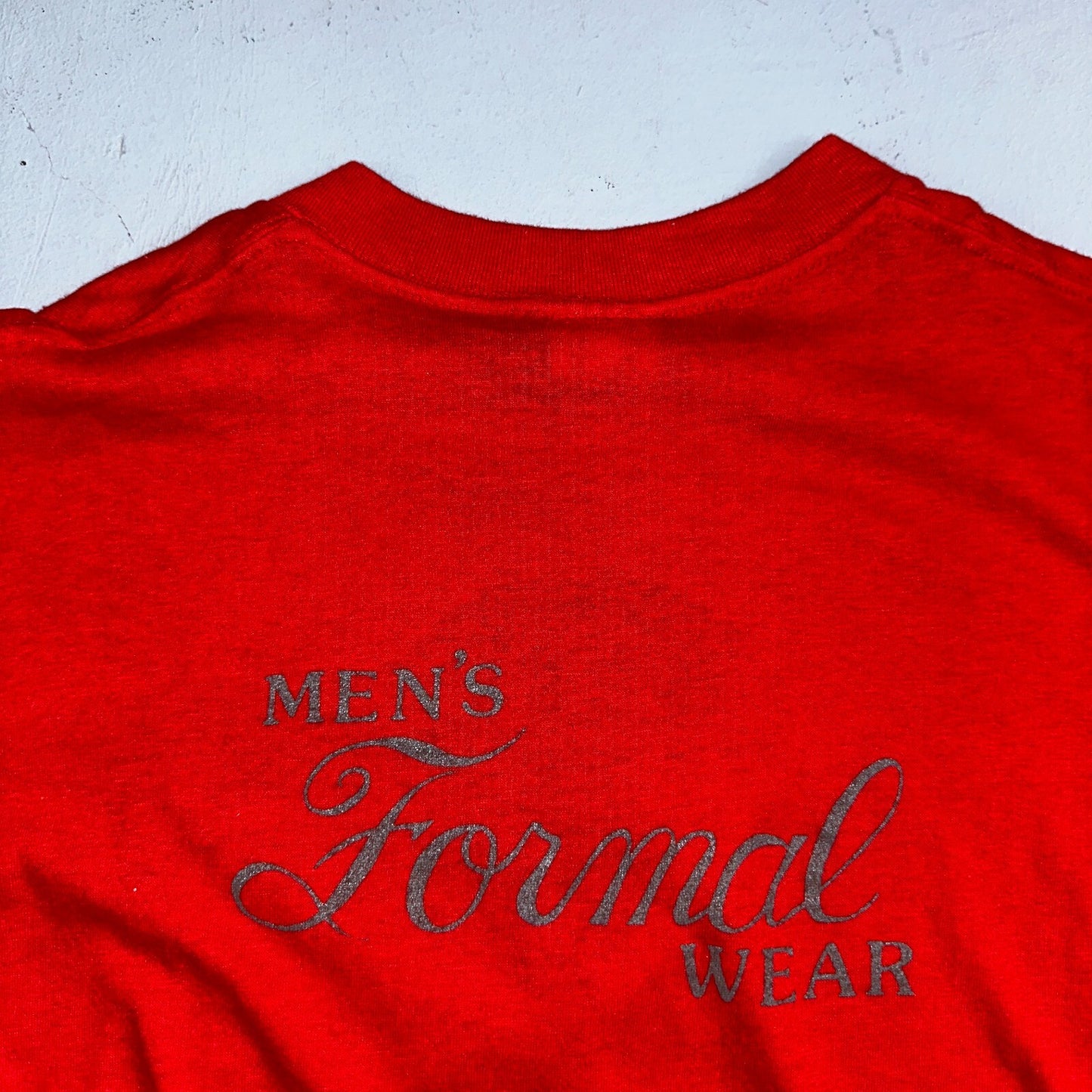 Tuxedo 1980s VTG T Shirt Red Touch of Gold USA Funny Humor Joke Tee Suit Fun