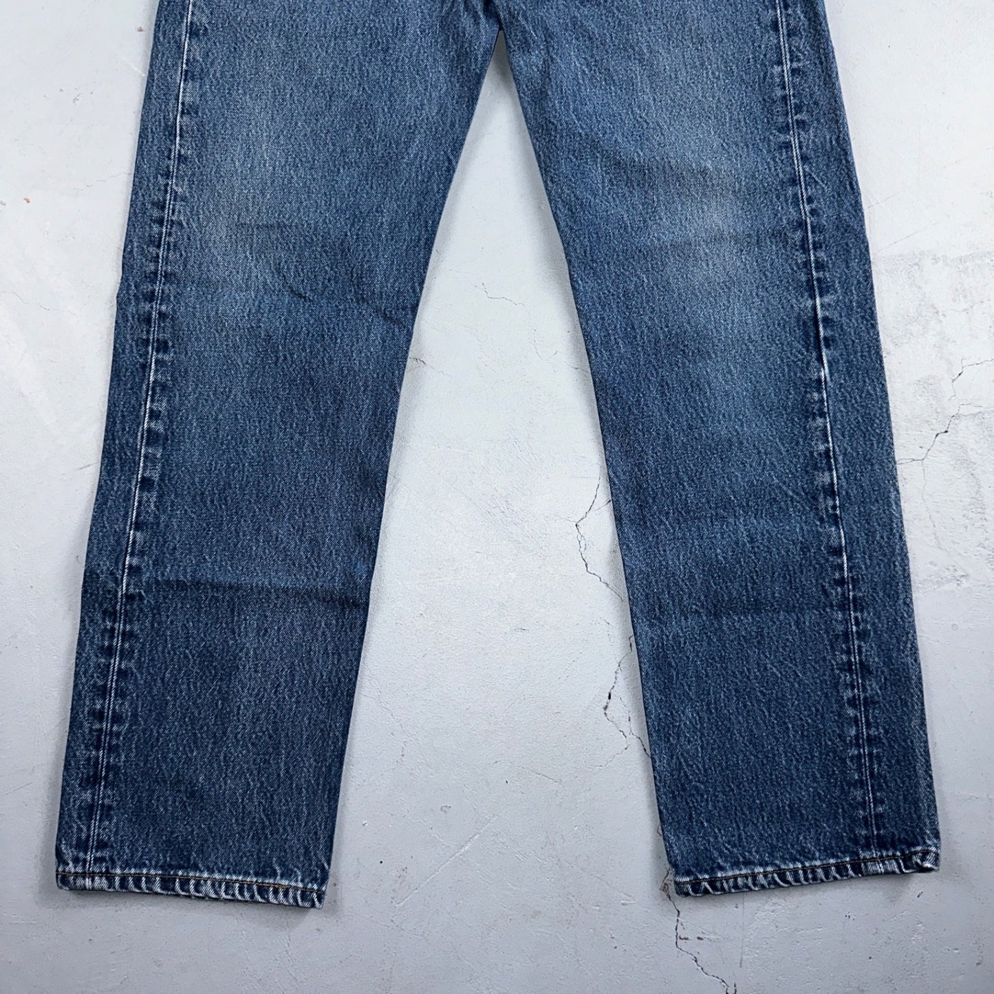 Levis 501 Vintage 90s USA XX Straight Leg Jeans Blue Med Wash 35x34 Act 32x30