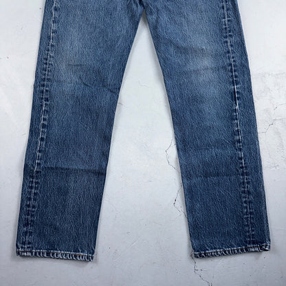 Levis 501 Vintage 90s USA XX Straight Leg Jeans Blue Med Wash 35x34 Act 32x30