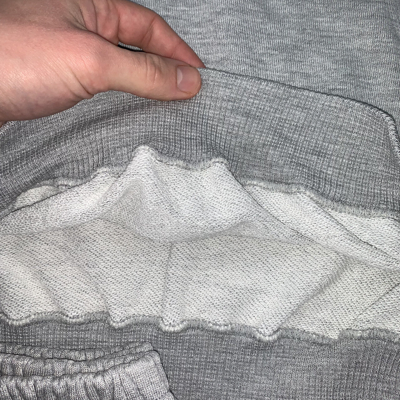 Nike Vintage Sweatshirt Gray Jumper Sweatpants Set Gray Tonal Center Swoosh 80s