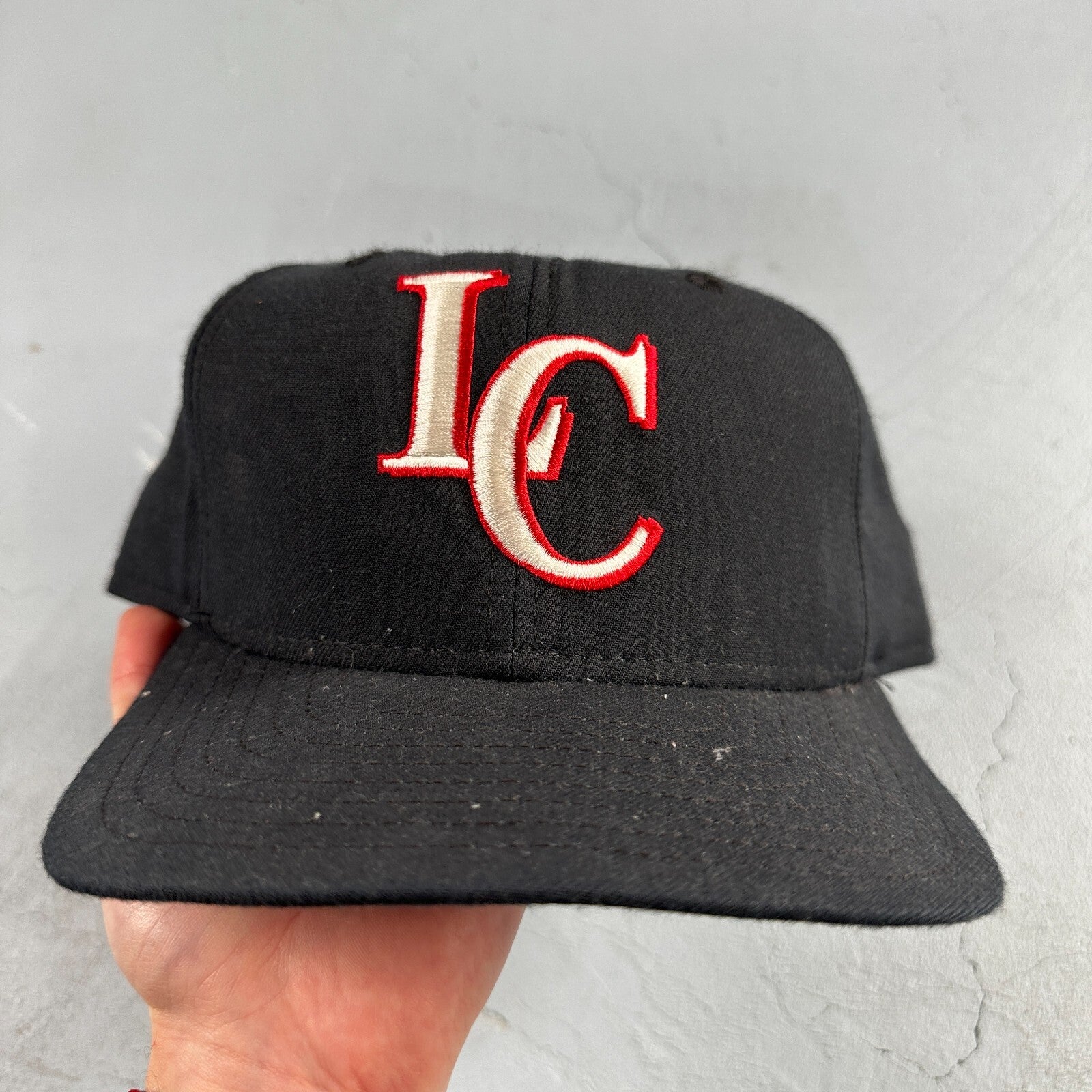 LC New Era USA MLB Fitted 7 1/2 Hat Major League Professional Baseball VTG Pro