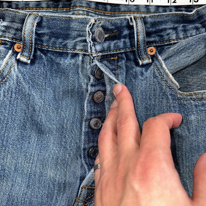 Levis 501 Vintage Y2K XX Straight Leg Jeans 32x34 Med Wash 2000s Act 31x30