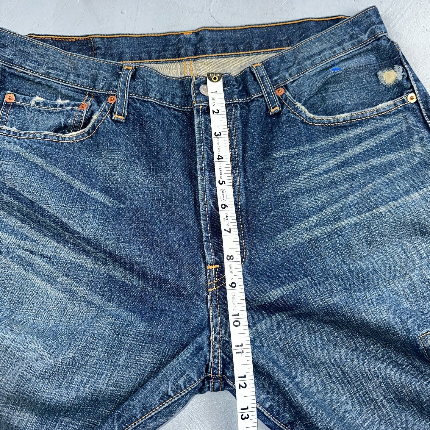 Levis 501 Vintage 90s XX Straight Leg Jeans Y2K Med Wash 34x34 Act 33x34