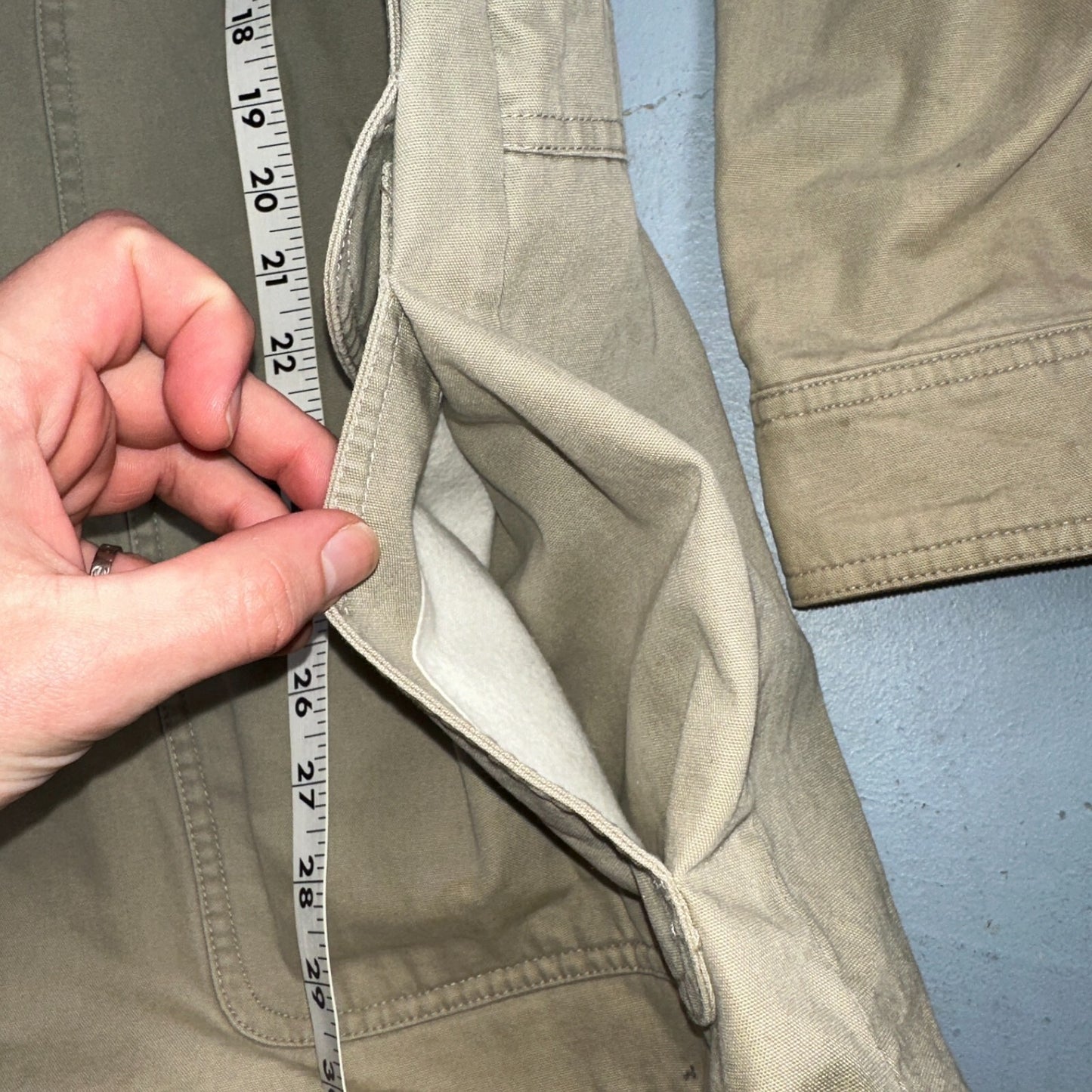 Eddie Bauer Jacket Mens M Tan Brown Chore Barn Field Coat Canvas Outdoor VTG