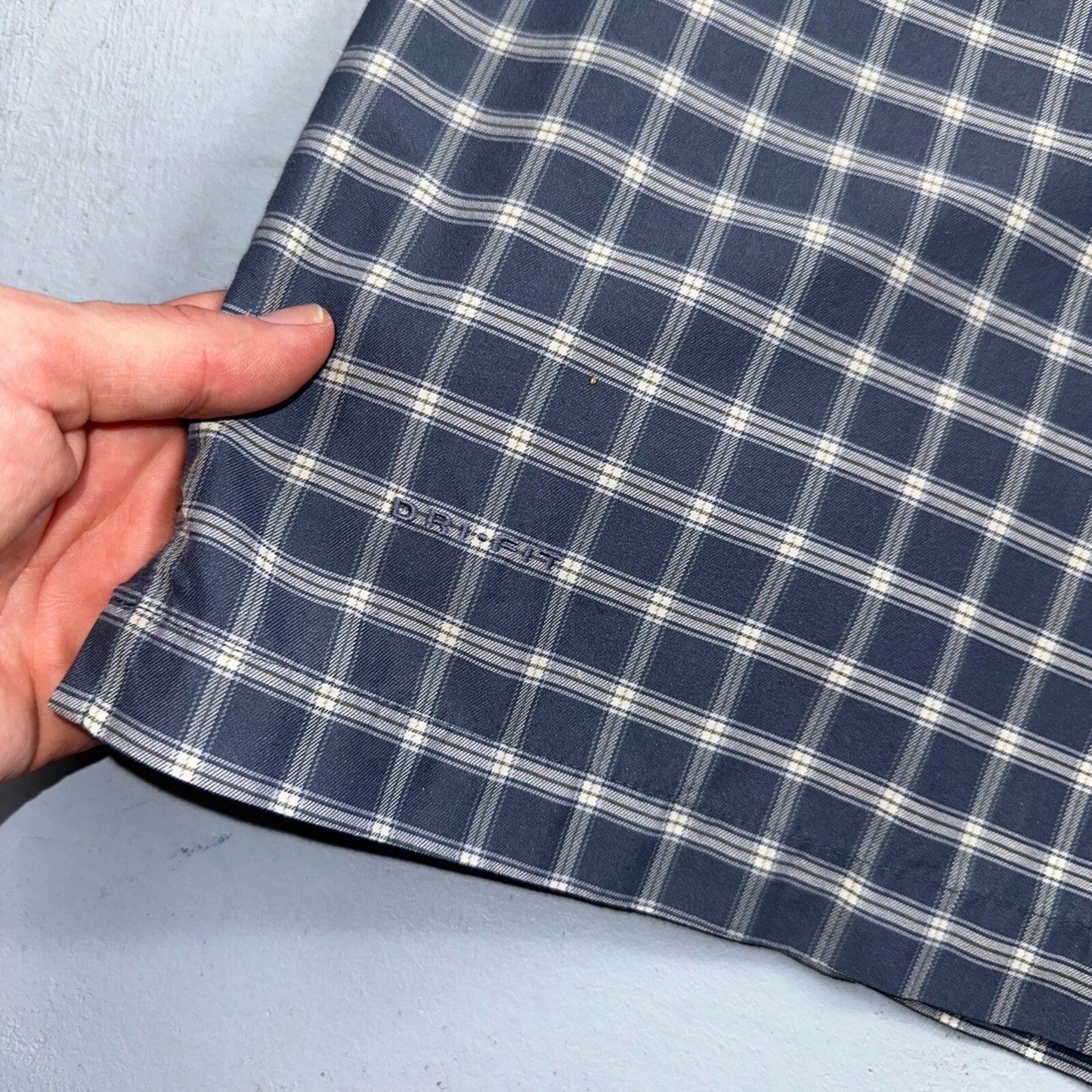 Nike VTG ACG Shirt Mens XL All Conditions Gear Button Hiking Short Sleeve Plaid