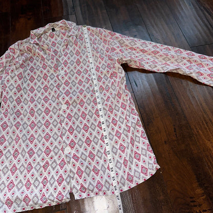 Vintage 50s 60s Tommies Sanforized Sleepwear Pajamas Pair Pants Top Cotton Plaid