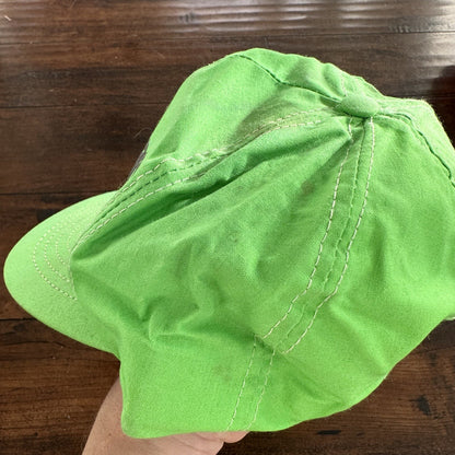 Vintage Motorcraft Racing Snapback Neon Green Hat Made in USA 80s 90s Cars Bikes