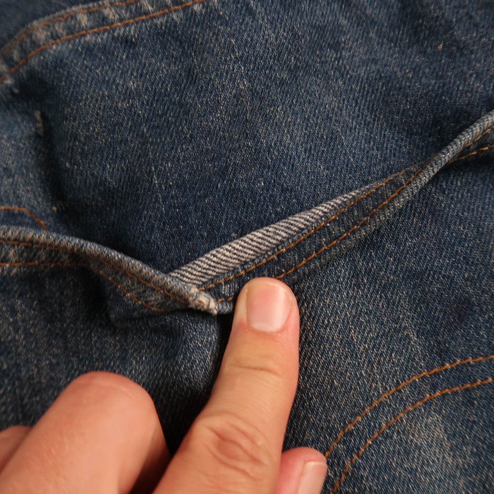 Levis 501 Vintage 70s SS Redline Selvedge USA XX Jeans Med Wash 38x32 Act 35x29