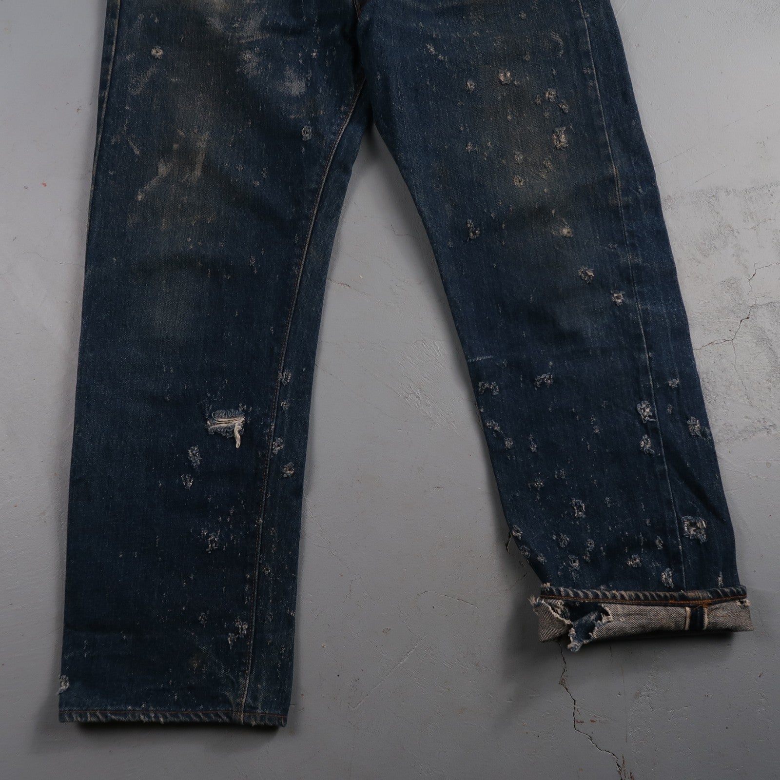 Levis 501 Vintage 70s SS Redline Selvedge USA XX Jeans Med Wash 38x32 Act 35x29