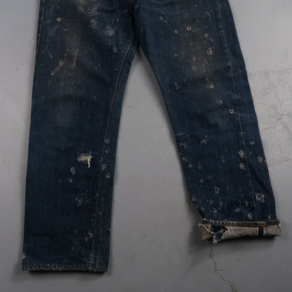 Levis 501 Vintage 70s SS Redline Selvedge USA XX Jeans Med Wash 38x32 Act 35x29