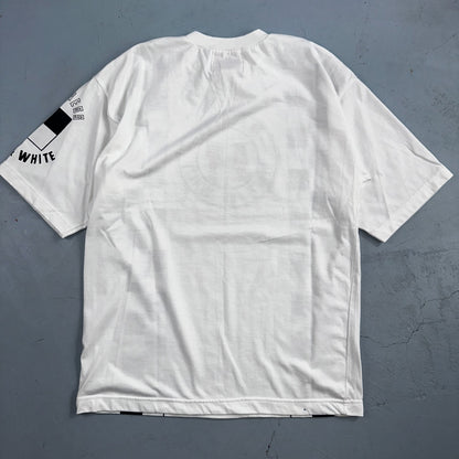 Madness Hot Girls VTG T Shirt Twin Medium 90s Black White Checkerboard Drama Art