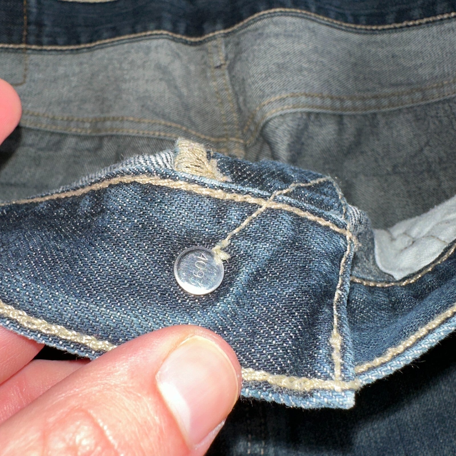 Levis 501 Y2K XX Straight Leg Jeans Blue VTG Med Wash 36x32 Act 36x31