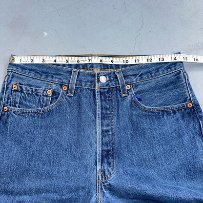 Levis 501 Vintage 90s USA XX Straight Leg Jeans Blue Med Wash 32x33 Act 29x29