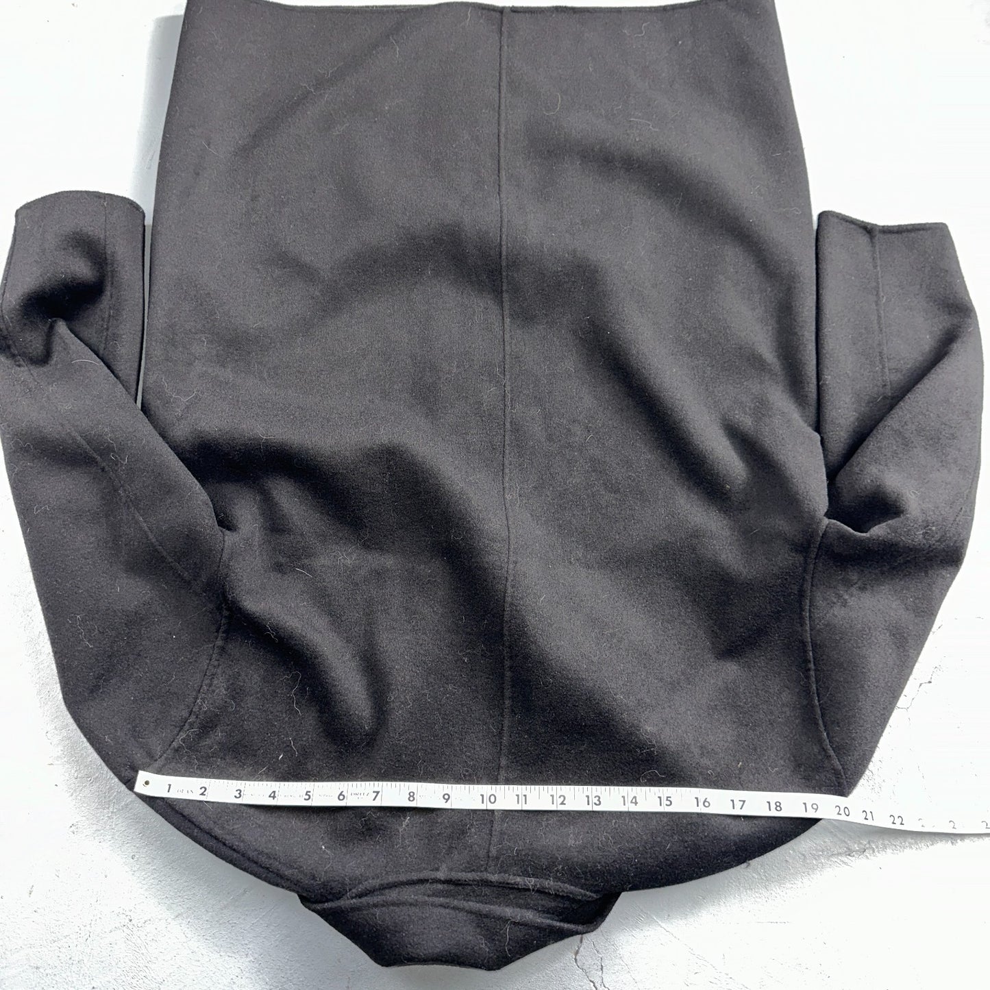 Gap Jacket Womens Large Black Wool Button Over Pea Coat Pocket Dressy Career