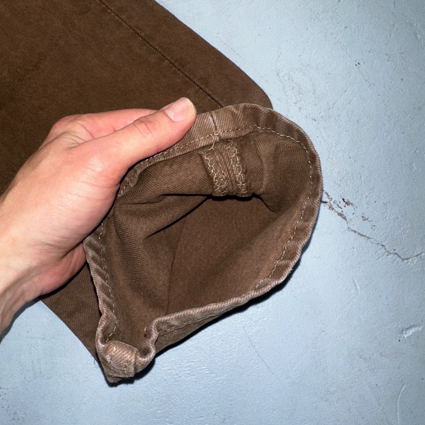 Levis 501 Vintage 90s USA XX Straight Leg Jeans 34x36 Brown Rare Wash Act 33x35