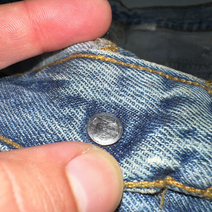 Levis 501 Vintage Y2K XX Straight Leg Jeans Blue Light Wash 40x34 Act 40x32