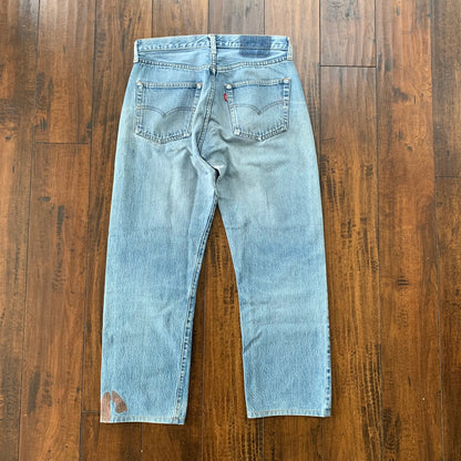 Levis Vintage 80s Redline Selvedge USA 501 XX Jeans 66 70s Act 30x27