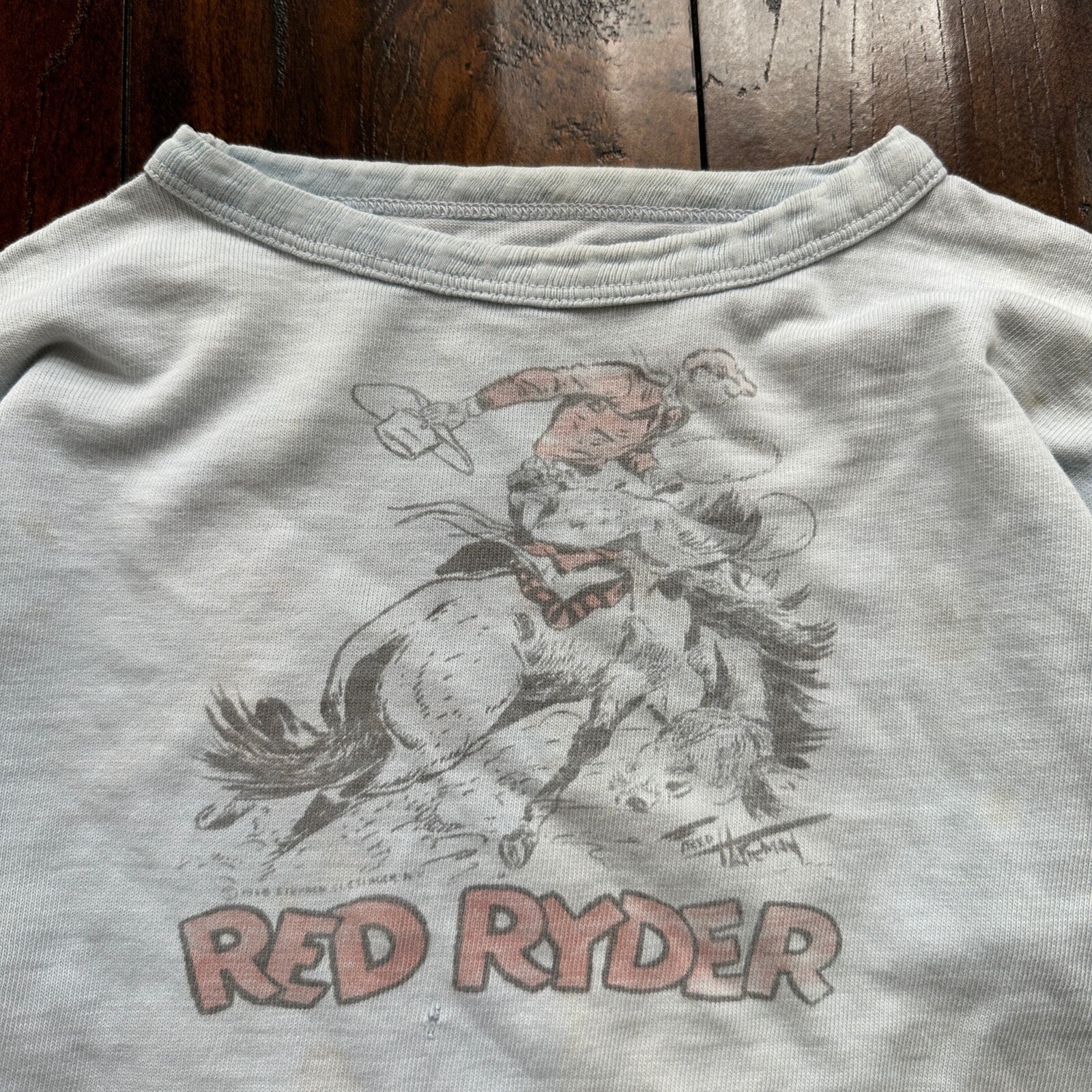 VTG 60s Red Ryder Graphic T Colorado Rodeo Cowboy Rockabilly 1960s 70s XXS Shirt