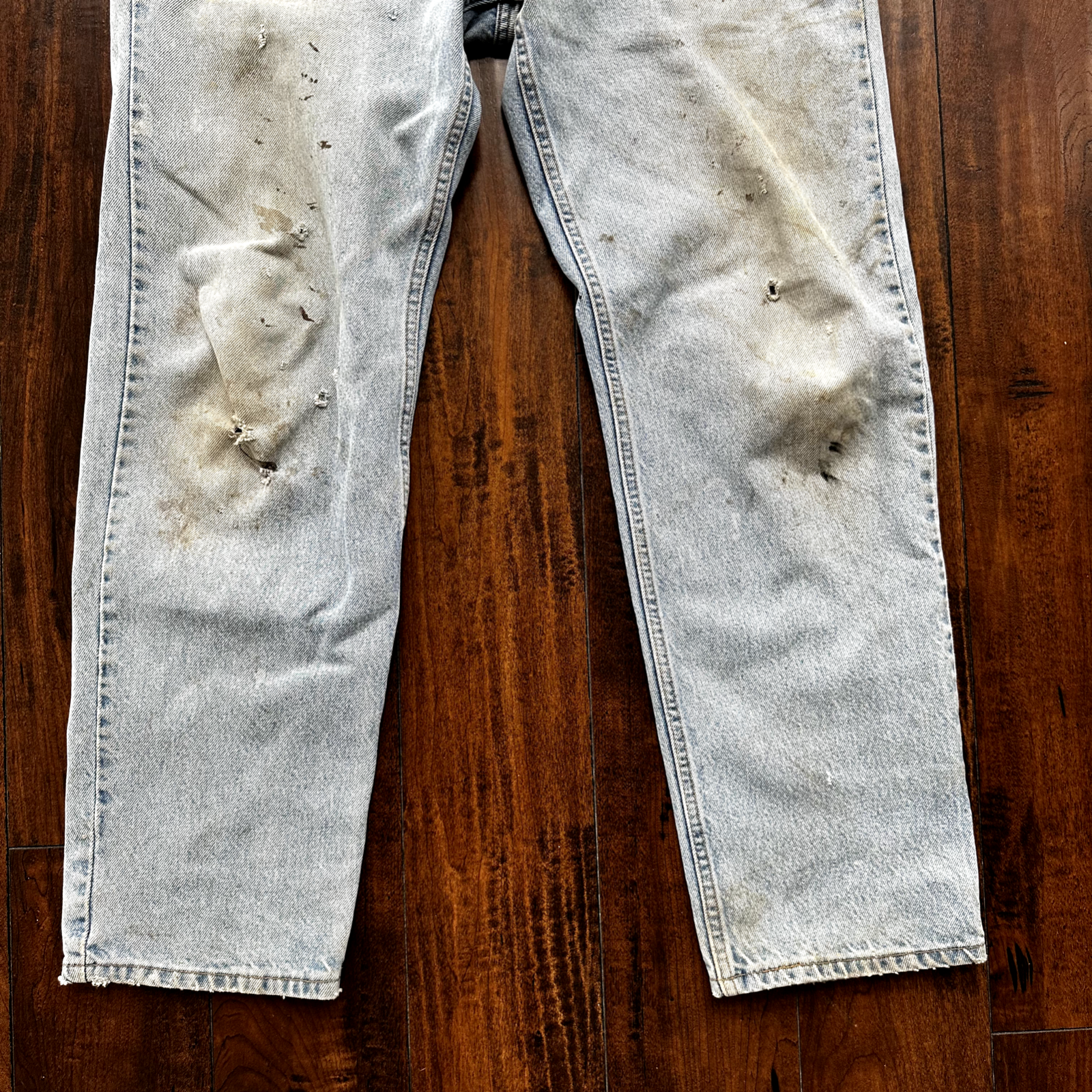 Levis 901 Vintage 90s Straight Leg XX Jeans 34x32 Relaxed Light Wash Act 33x31