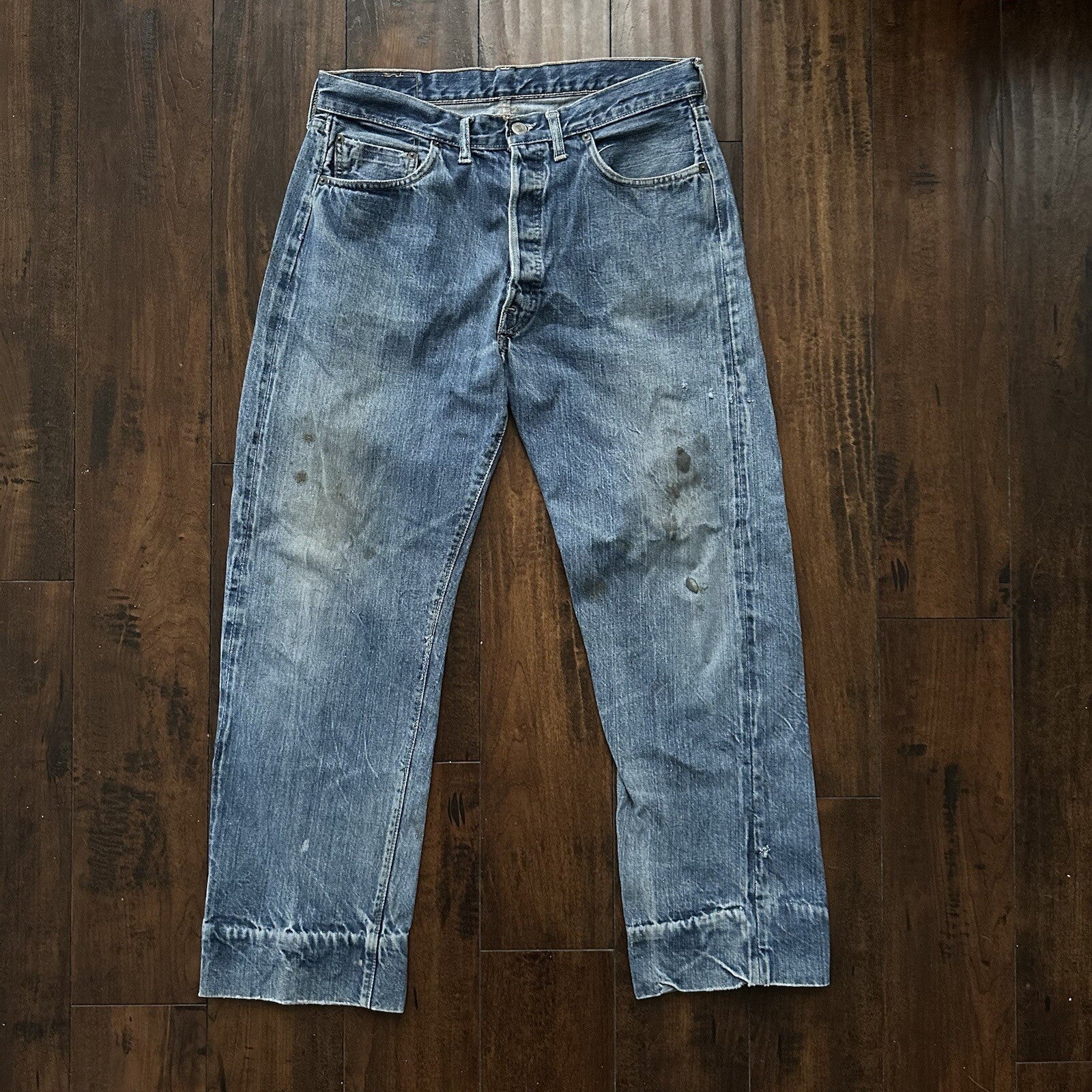 Levis 501 XX Big E True Vintage 60s Redline Selvedge Denim Jeans 1960s 32x28 31