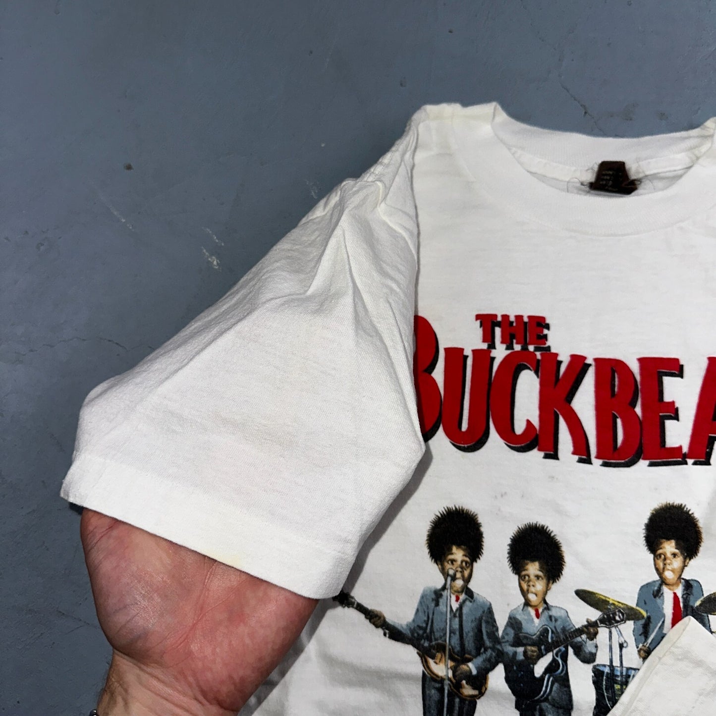 Vintage 1980s Little Rascals Buckwheat The Buckbeats Beatles Shirt 80s Band Rap