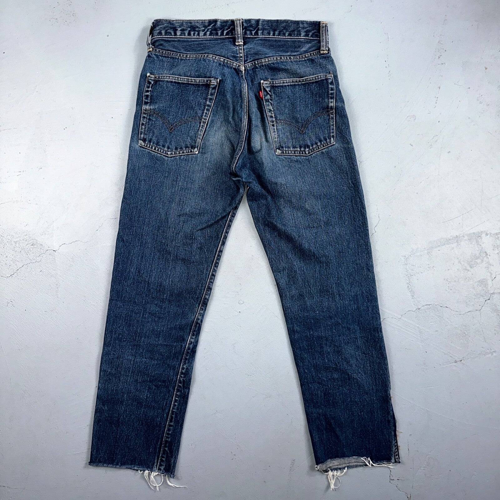 Vintage LEVIS 505 Jeans Big E 1960s Denim 28x28 USA 60s 501 502 Talon Zipper