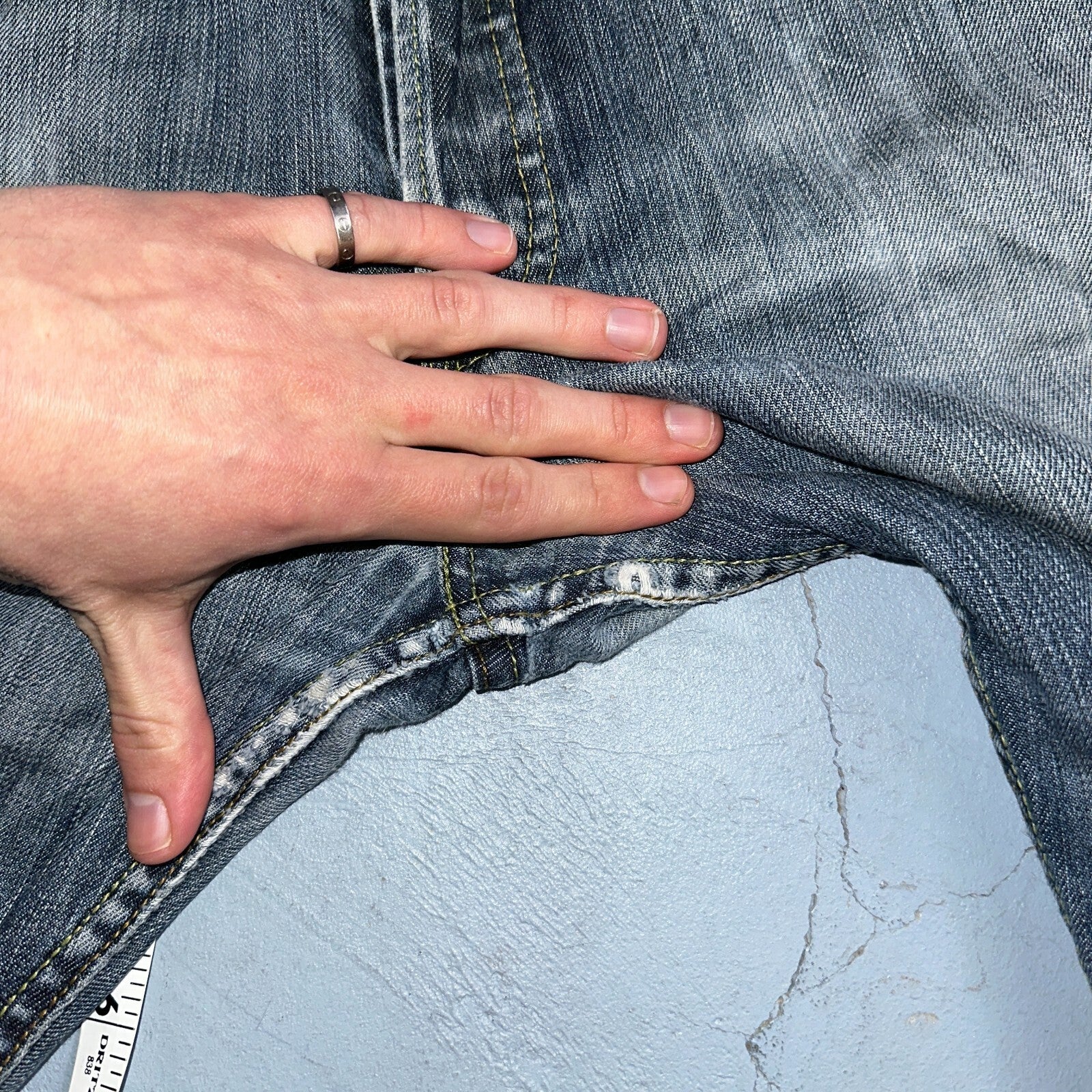 Levis 501 Vintage Y2K XX Straight Leg Jeans Blue Med Wash 33x30 Act 32x28