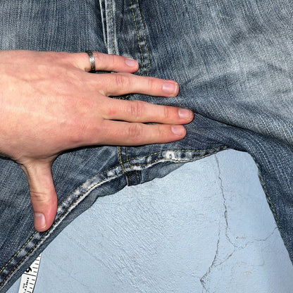 Levis 501 Vintage Y2K XX Straight Leg Jeans Blue Med Wash 33x30 Act 32x28